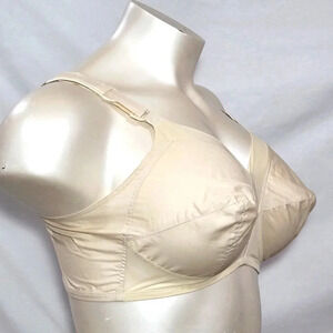 46D Exquisite Form 532 Original Wire Free Pointy‎ Bullet Bra Nude NWOT